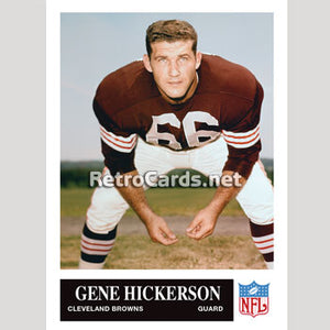 1965P Gene Hickerson Cleveland Browns