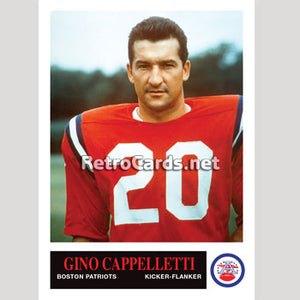 1965P Gino Cappelletti Boston Patriots