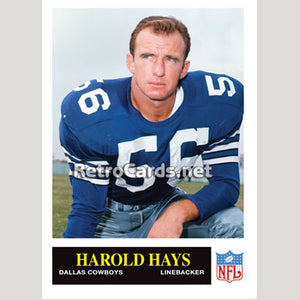1965P Harold Hays Dallas Cowboys
