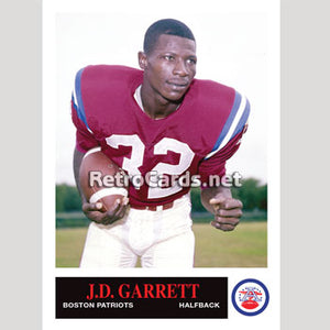 1965P J.D. Garrett Boston Patriots