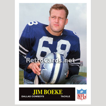 1965P Jim Boeke Dallas Cowboys – RetroCards