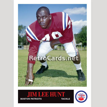 1965P Jim Lee Hunt Boston Patriots – RetroCards