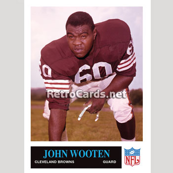 1965P John Wooten Cleveland Browns – RetroCards