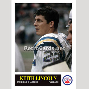 1965P Keith Lincoln San Diego Chargers