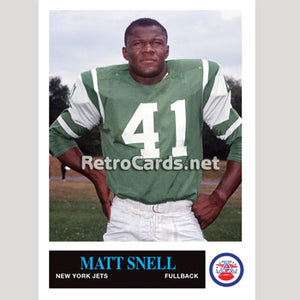1965P Matt Snell New York Jets