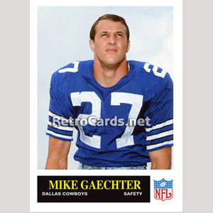 1965P Mike Gaechter Dallas Cowboys
