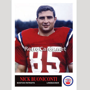 1965P Nick Buoniconti Boston Patriots