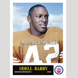 1965P Odell Barry Denver Broncos