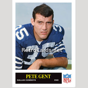 1965P Pete Gent Dallas Cowboys