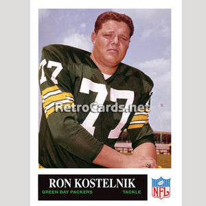 1965P Ron Kostelnik Green Bay Packers