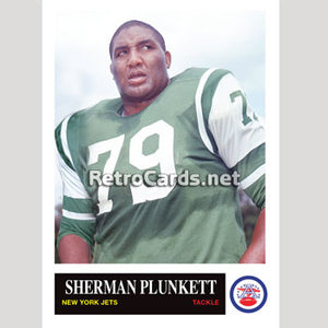 1965P Sherman Plunkett New York Jets