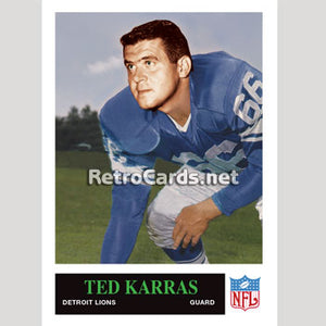 1965P Ted Karras Detroit Lions