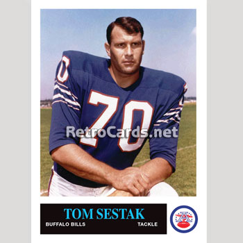 1965P Tom Sestak Buffalo Bills – RetroCards