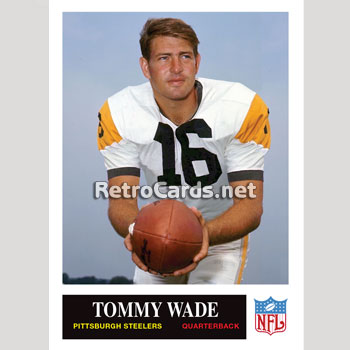 1965P Tommy Wade Pittsburgh Steelers – RetroCards