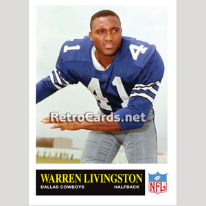1965P Warren Livingston Dallas Cowboys