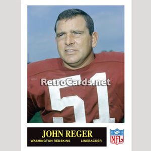 1965P John Reger Washington Redskins