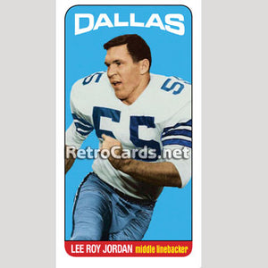 1965T Lee Roy Jordan Dallas Cowboys