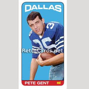 1965T Pete Gent Dallas Cowboys