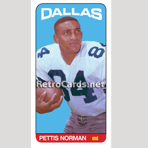 1965T Pettis Norman Dallas Cowboys
