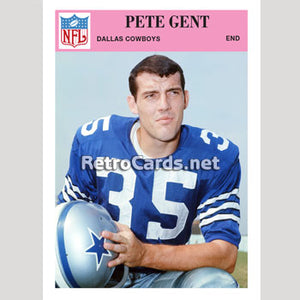 1966PB Pete Gent Dallas Cowboys