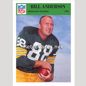 1966PB Bill Anderson Green Bay Packers