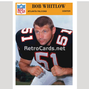 1966P Bob Whitlow Atlanta Falcons