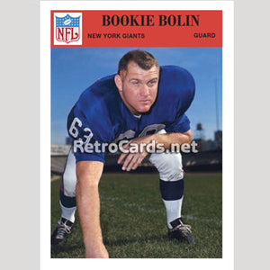 1966P Bookie Bolin New York Giants