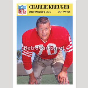 1966P Charlie Krueger San Francisco 49ers