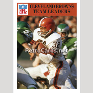 1966P Team Leaders Cleveland Browns