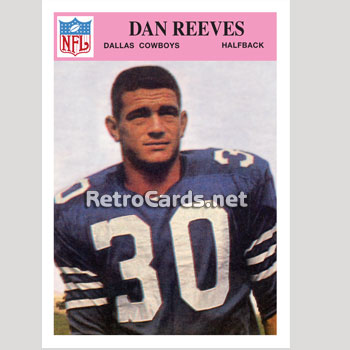 1966P Dan Reeves Dallas Cowboys – RetroCards