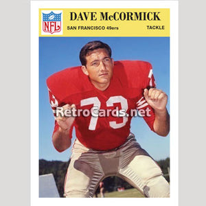 1966P Dave McCormick San Francisco 49ers