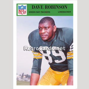 1966PB Dave Robinson Green Bay Packers