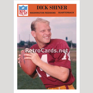 1966P Dick Shiner Washington Redskins