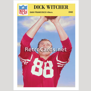 1966P Dick Witcher San Francisco 49ers