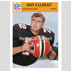 1966P Don Talbert Atlanta Falcons