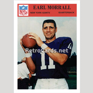 1966P Earl Morrall New York Giants
