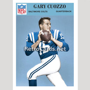 1966P Gary Cuozzo Baltimore Colts