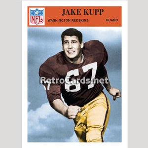 1966P Jake Kupp Washington Redskins