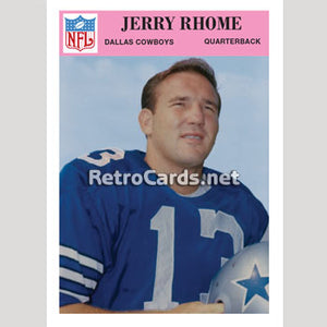 1966PB Jerry Rhome Dallas Cowboys
