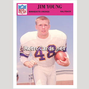 1966P Jim Young Minnesota Vikings