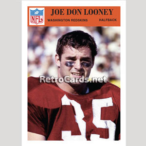 1966P Joe Don Looney Washington Redskins