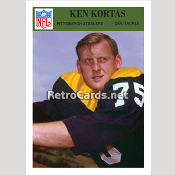 1966P-Ken-Kortas-Pittsburgh-Steelers