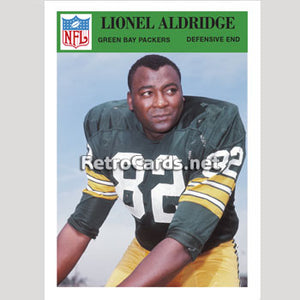1966PB Lionel Aldridge Green Bay Packers
