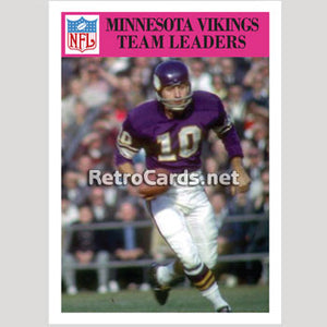1966P Team Leaders Minnesota Vikings