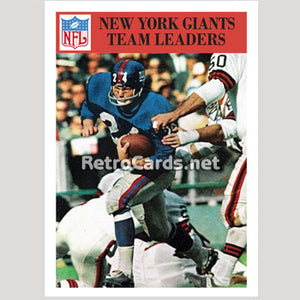 1966P Team Leaders New York Giants