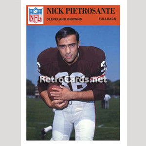 1966P Nick Pietrosante Cleveland Browns