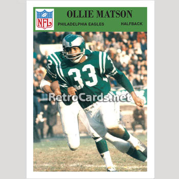 1966P Ollie Matson Philadelphia Eagles – RetroCards