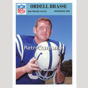 1966P Ordell Braase Baltimore Colts