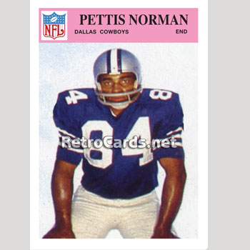 1970T Pettis Norman Dallas Cowboys – RetroCards