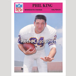 1966P Phil King Minnesota Vikings